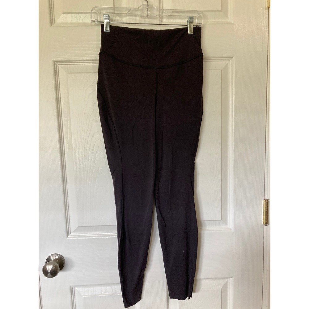 Lululemon Women's High Rise Full Length Yoga Leggings Black Small Athleisure